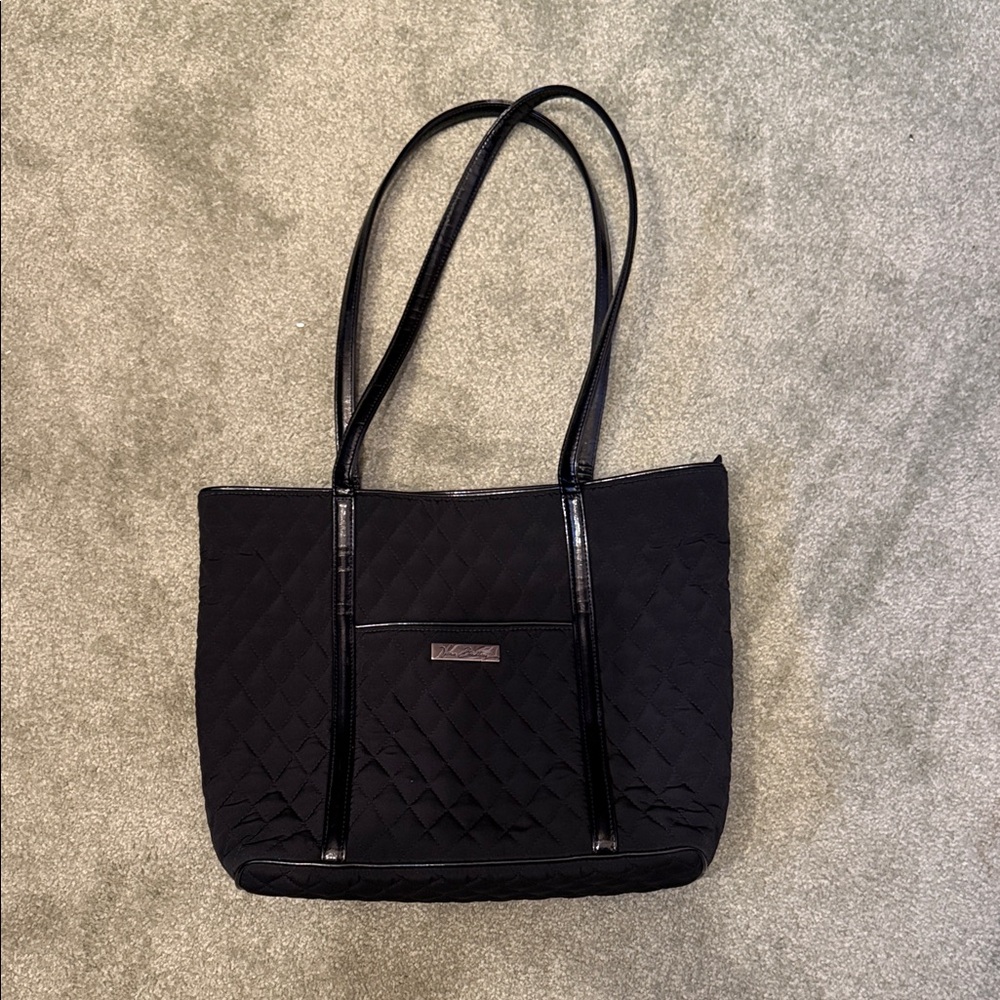 Vera Bradley Black Quilted Tote